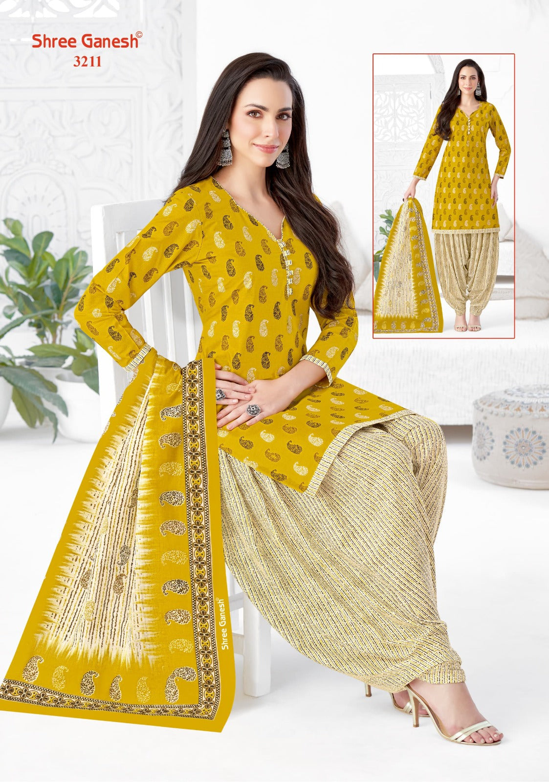 Hansika Special Vol 2 Patiyala With Pocket Shree Ganesh Cotton Dress Material Wholesaler Gujarat