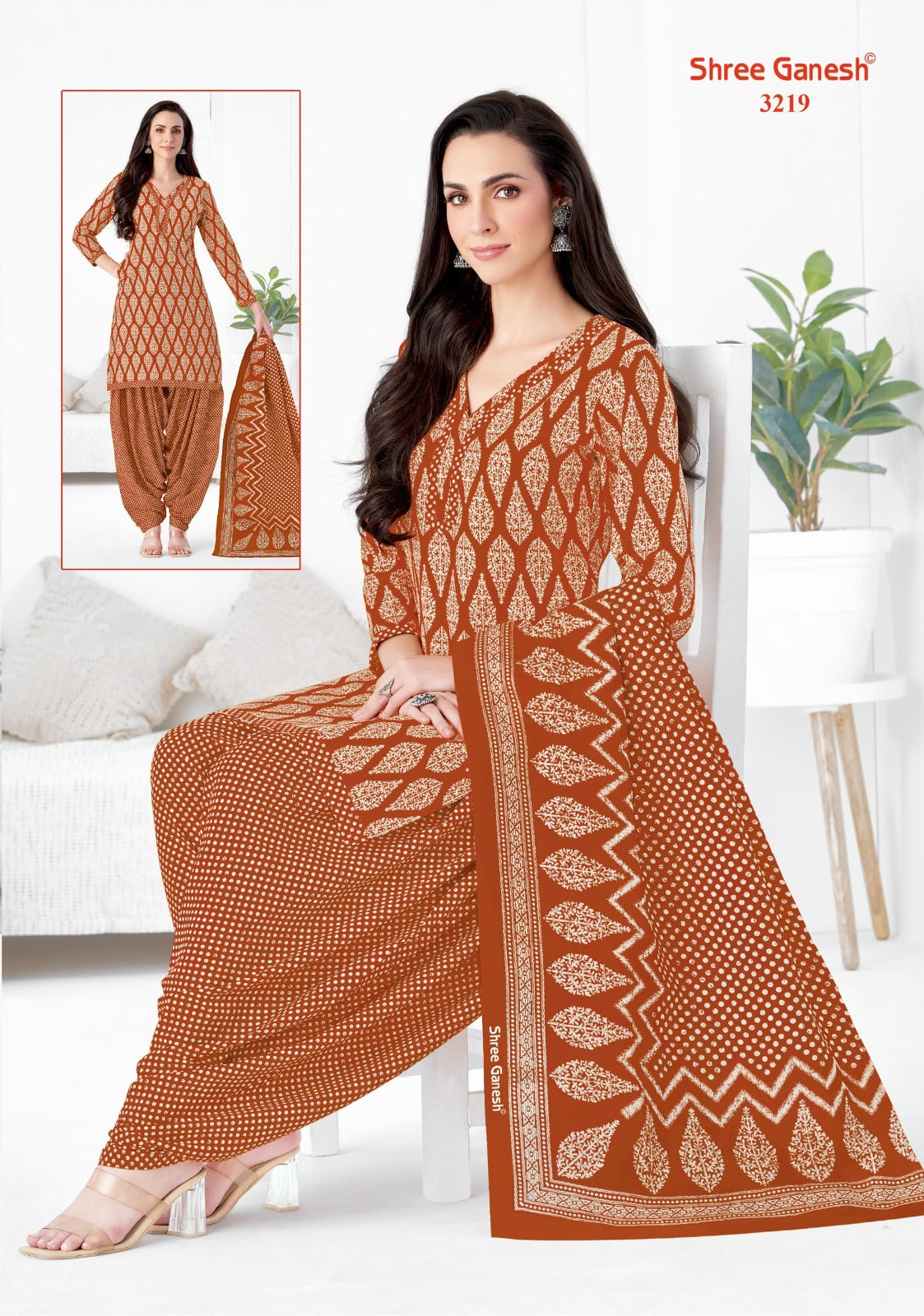 Hansika Special Vol 2 Patiyala With Pocket Shree Ganesh Cotton Dress Material Wholesaler Gujarat