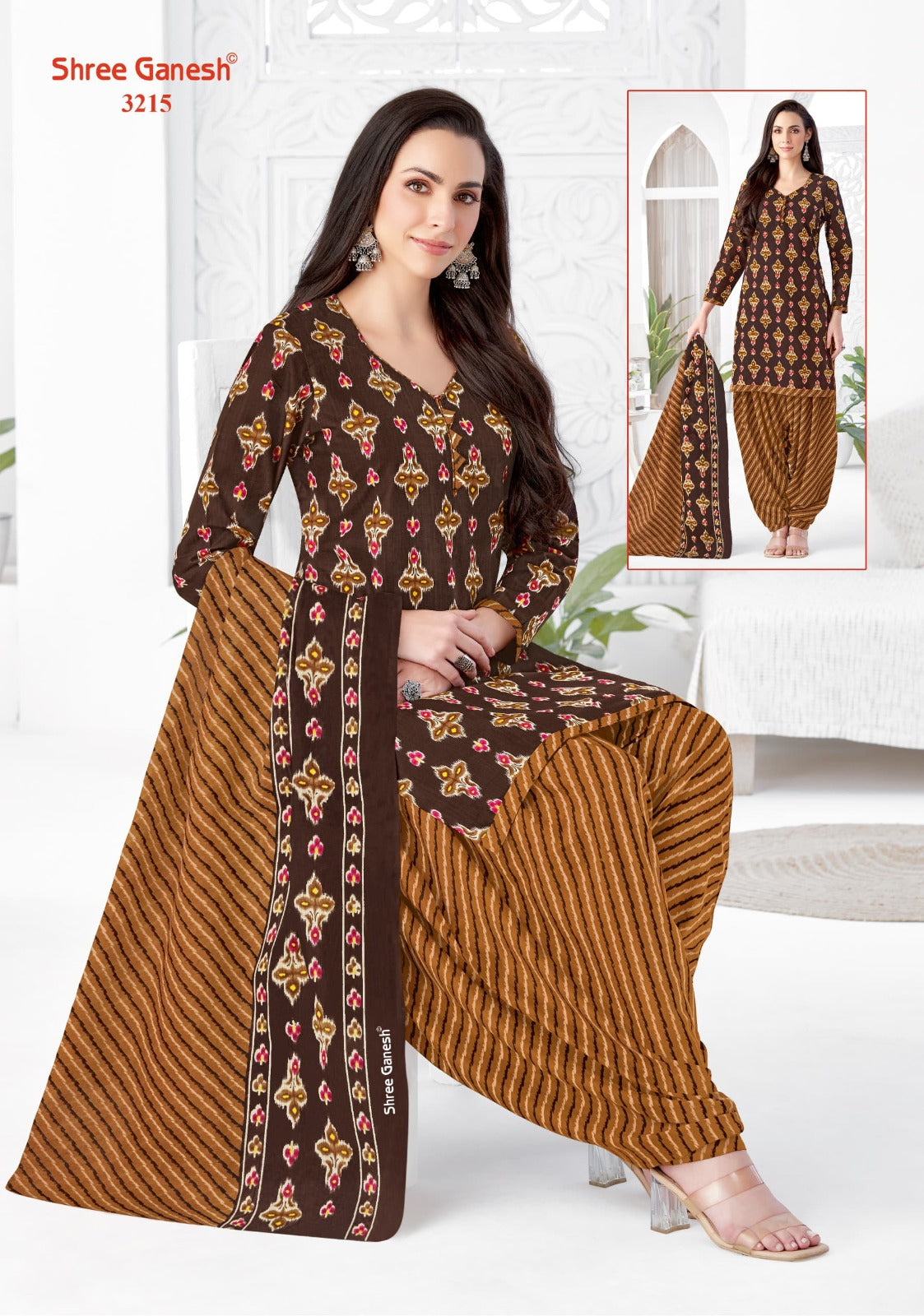 Hansika Special Vol 2 Patiyala With Pocket Shree Ganesh Cotton Dress Material Wholesaler Gujarat