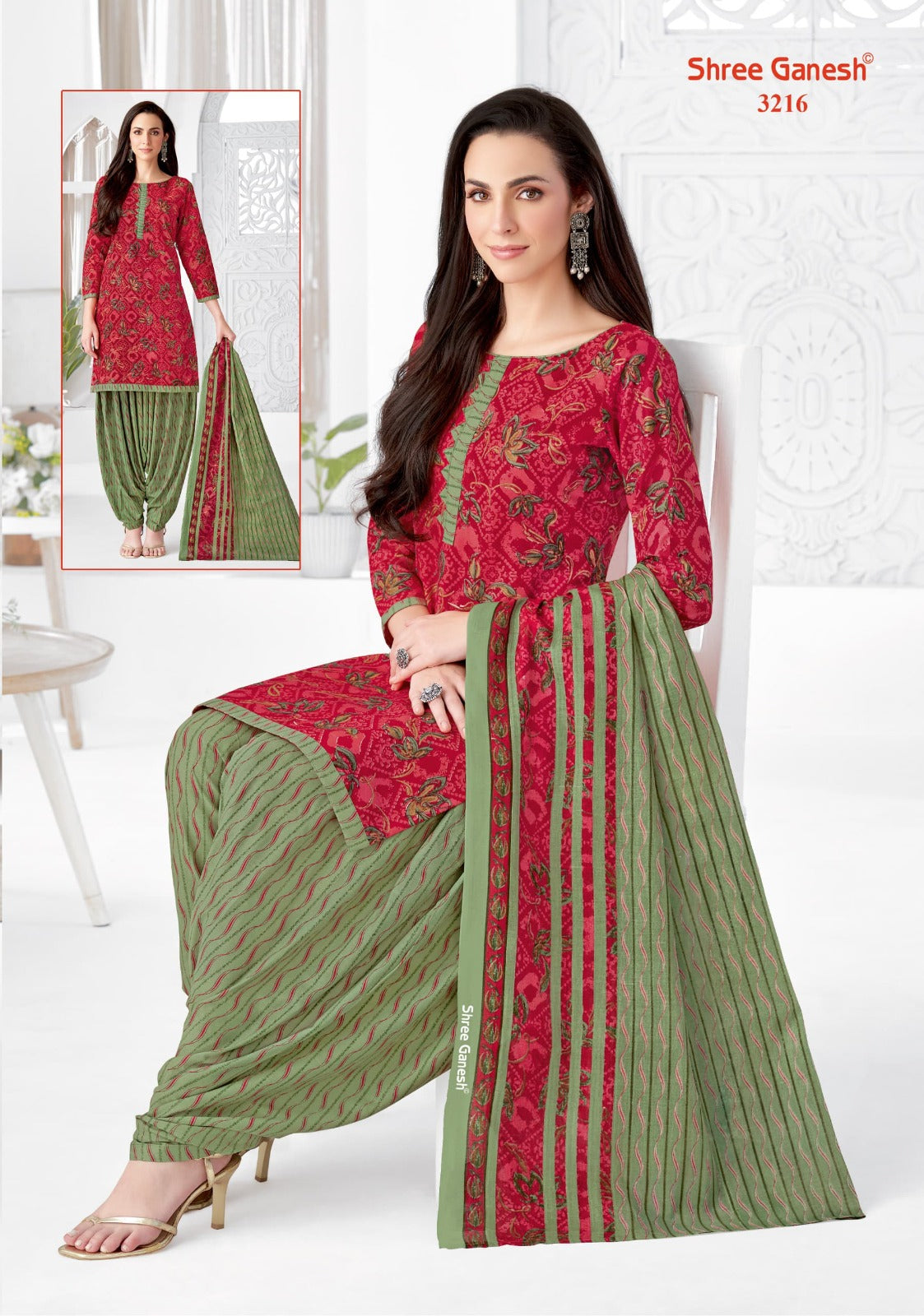 Hansika Special Vol 2 Patiyala With Pocket Shree Ganesh Cotton Dress Material Wholesaler Gujarat