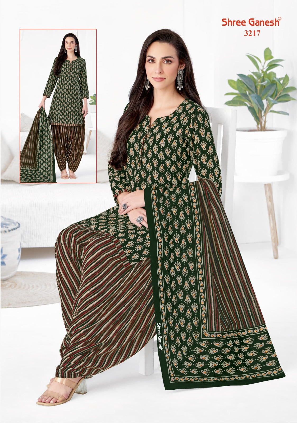 Hansika Special Vol 2 Patiyala With Pocket Shree Ganesh Cotton Dress Material Wholesaler Gujarat