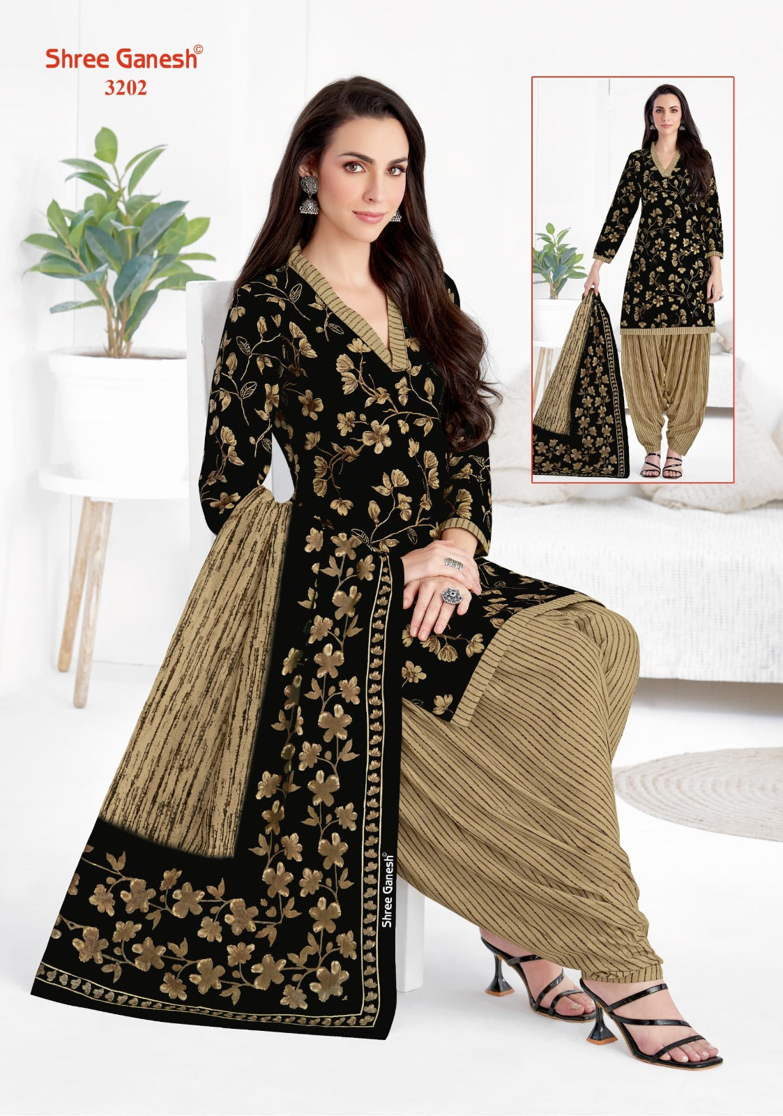 Hansika Special Vol 2 Patiyala With Pocket Shree Ganesh Cotton Dress Material Wholesaler Gujarat