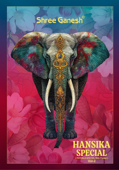 Hansika Special Vol 2 Patiyala With Pocket Shree Ganesh Cotton Dress Material Wholesaler Gujarat