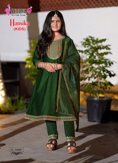 Hansika Vol 1 Mystic 9 Gadwal Girls Readymade Pant Suits Wholesale Rate