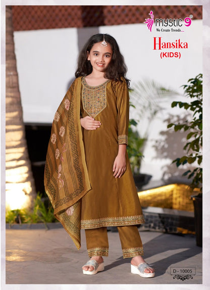 Hansika Vol 1 Mystic 9 Gadwal Girls Readymade Pant Suits Wholesale Rate