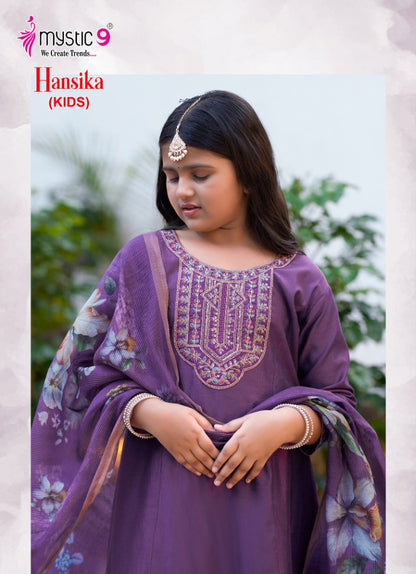 Hansika Vol 1 Mystic 9 Gadwal Girls Readymade Pant Suits Wholesale Rate