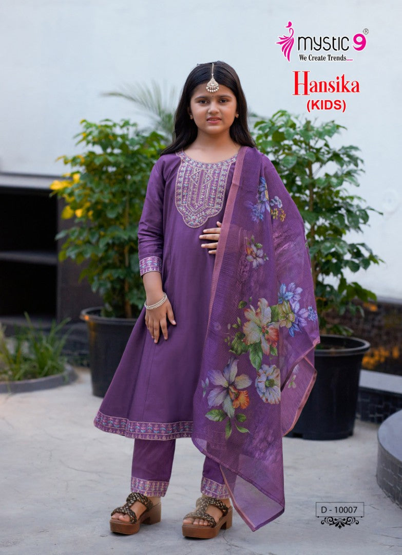 Hansika Vol 1 Mystic 9 Gadwal Girls Readymade Pant Suits Wholesale Rate