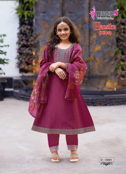 Hansika Vol 1 Mystic 9 Gadwal Girls Readymade Pant Suits Wholesale Rate