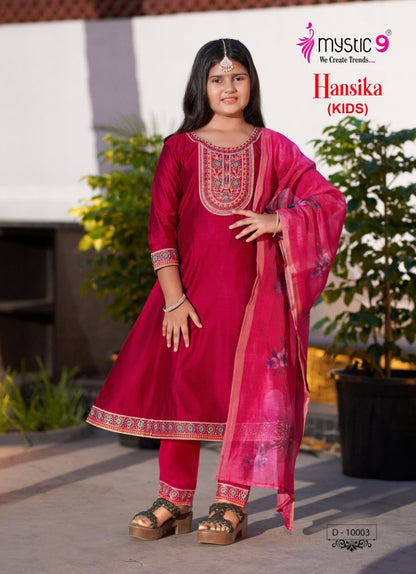 Hansika Vol 1 Mystic 9 Gadwal Girls Readymade Pant Suits Wholesale Rate