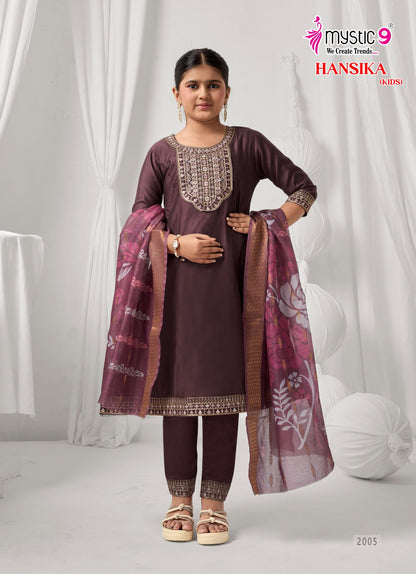 Hansika Vol 2 Mystic 9 Gadwal Girls Readymade Pant Suits Exporter Ahmedabad