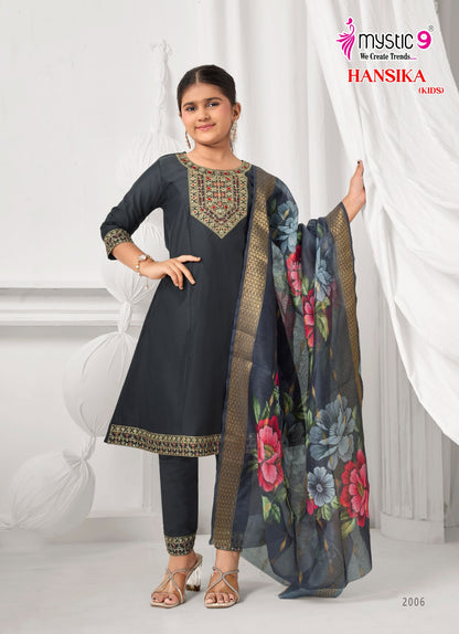 Hansika Vol 2 Mystic 9 Gadwal Girls Readymade Pant Suits Exporter Ahmedabad