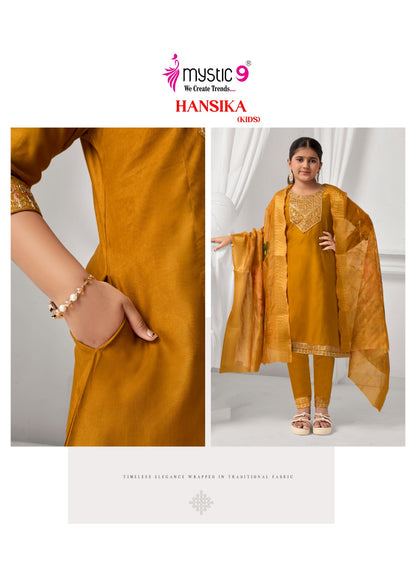 Hansika Vol 2 Mystic 9 Gadwal Girls Readymade Pant Suits Exporter Ahmedabad