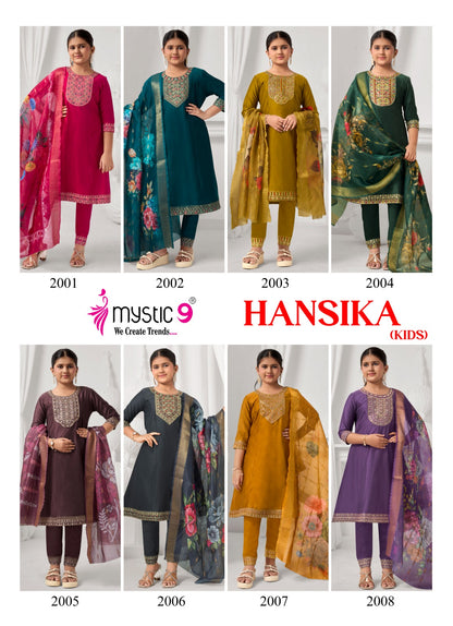 Hansika Vol 2 Mystic 9 Gadwal Girls Readymade Pant Suits Exporter Ahmedabad