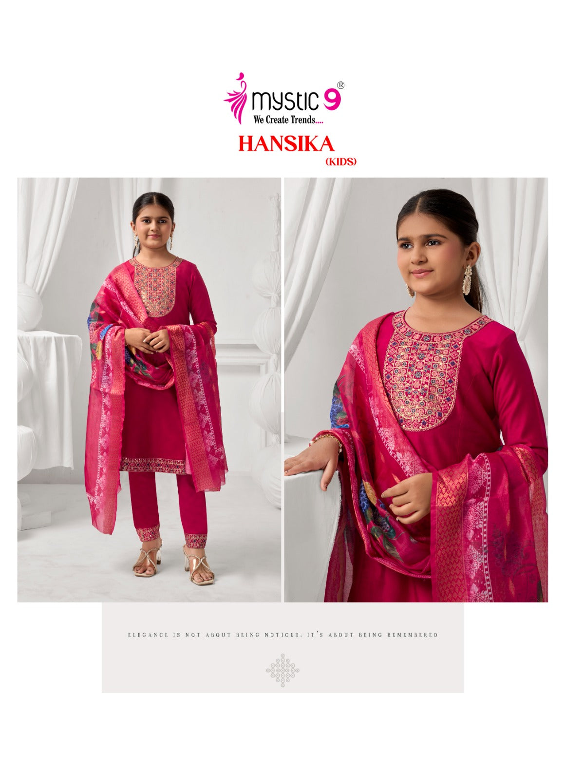 Hansika Vol 2 Mystic 9 Gadwal Girls Readymade Pant Suits Exporter Ahmedabad