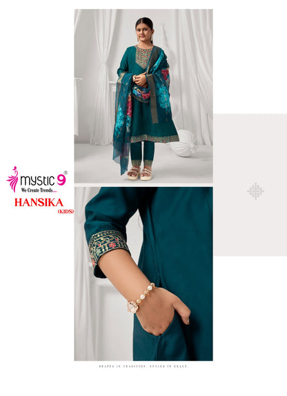 Hansika Vol 2 Mystic 9 Gadwal Girls Readymade Pant Suits Exporter Ahmedabad