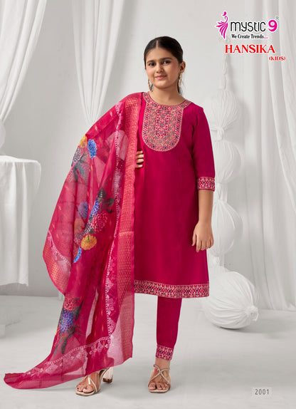 Hansika Vol 2 Mystic 9 Gadwal Girls Readymade Pant Suits Exporter Ahmedabad