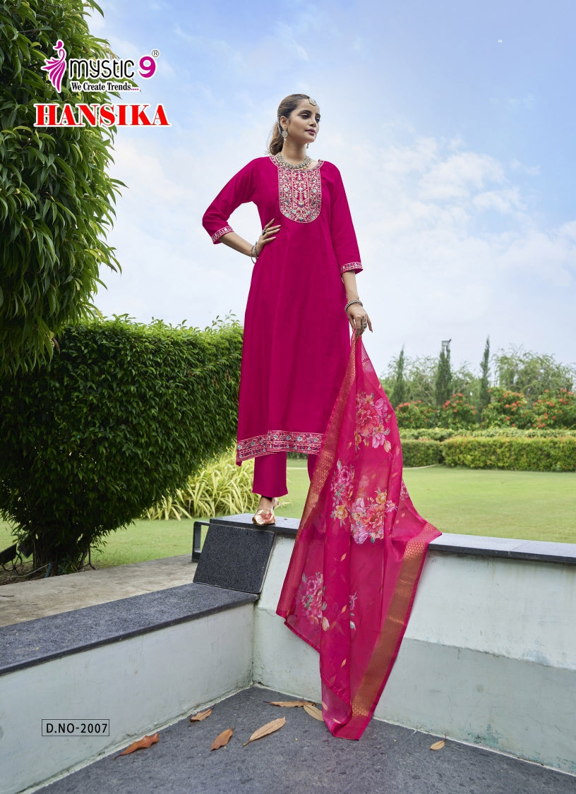 Hansika Vol 2 Mystic 9 Gadwal Readymade Anarkali Suits Manufacturer