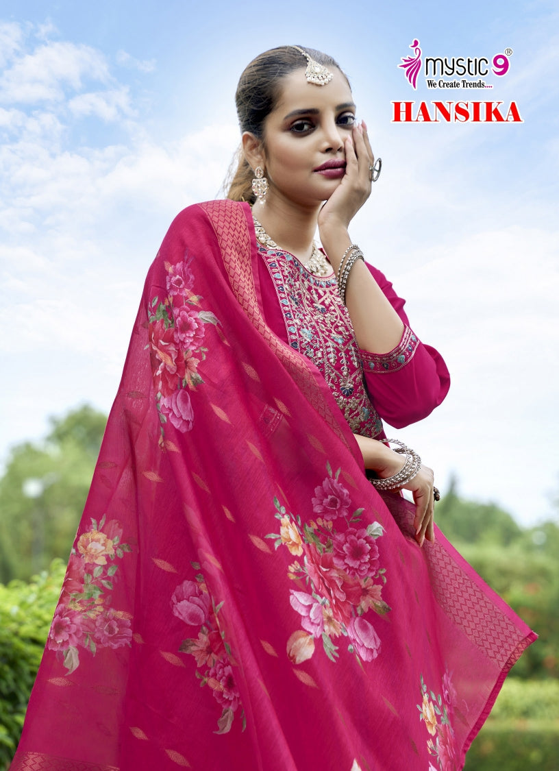 Hansika Vol 2 Mystic 9 Gadwal Readymade Anarkali Suits Manufacturer