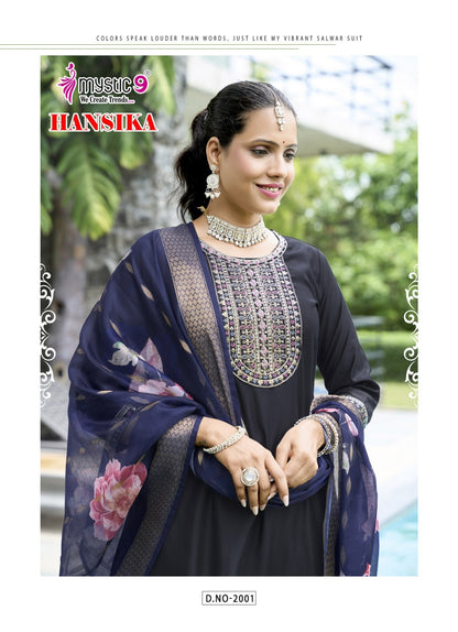 Hansika Vol 2 Mystic 9 Gadwal Readymade Anarkali Suits Manufacturer