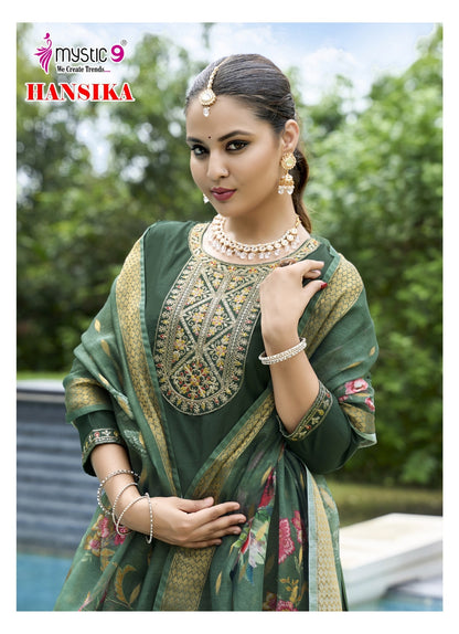 Hansika Vol 2 Mystic 9 Gadwal Readymade Anarkali Suits Manufacturer