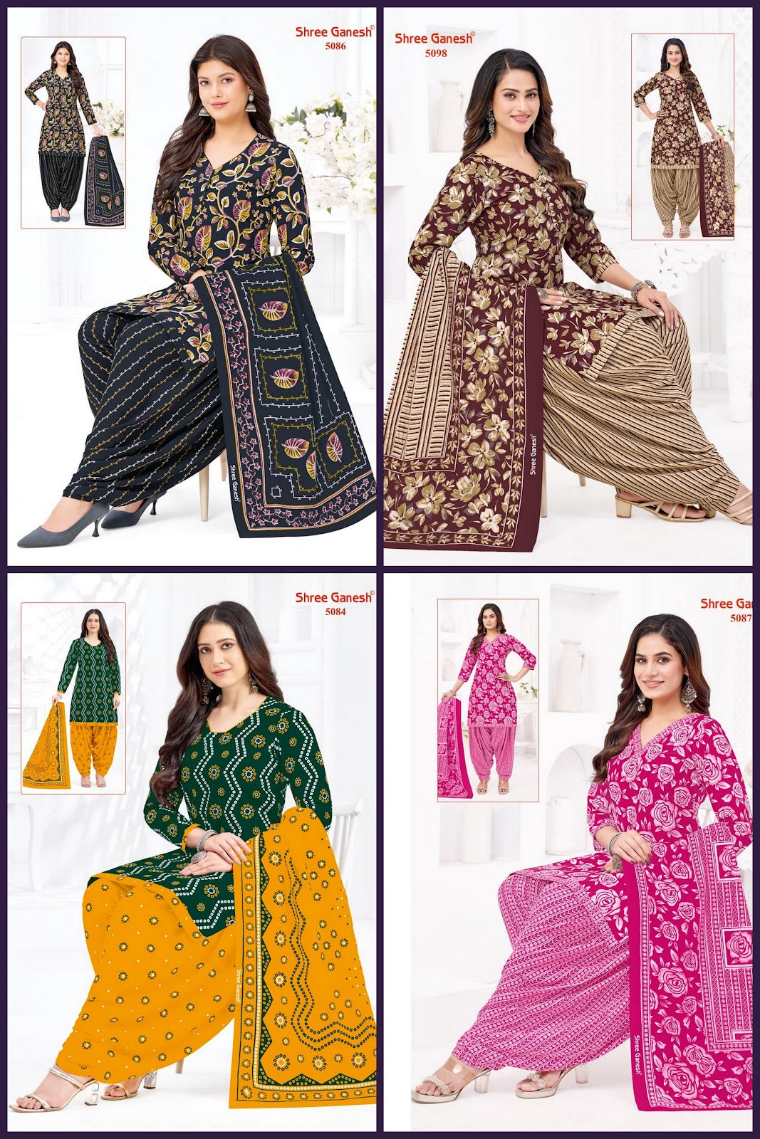 Hansika Vol 30 Shree Ganesh Cotton Dress Material Exporter