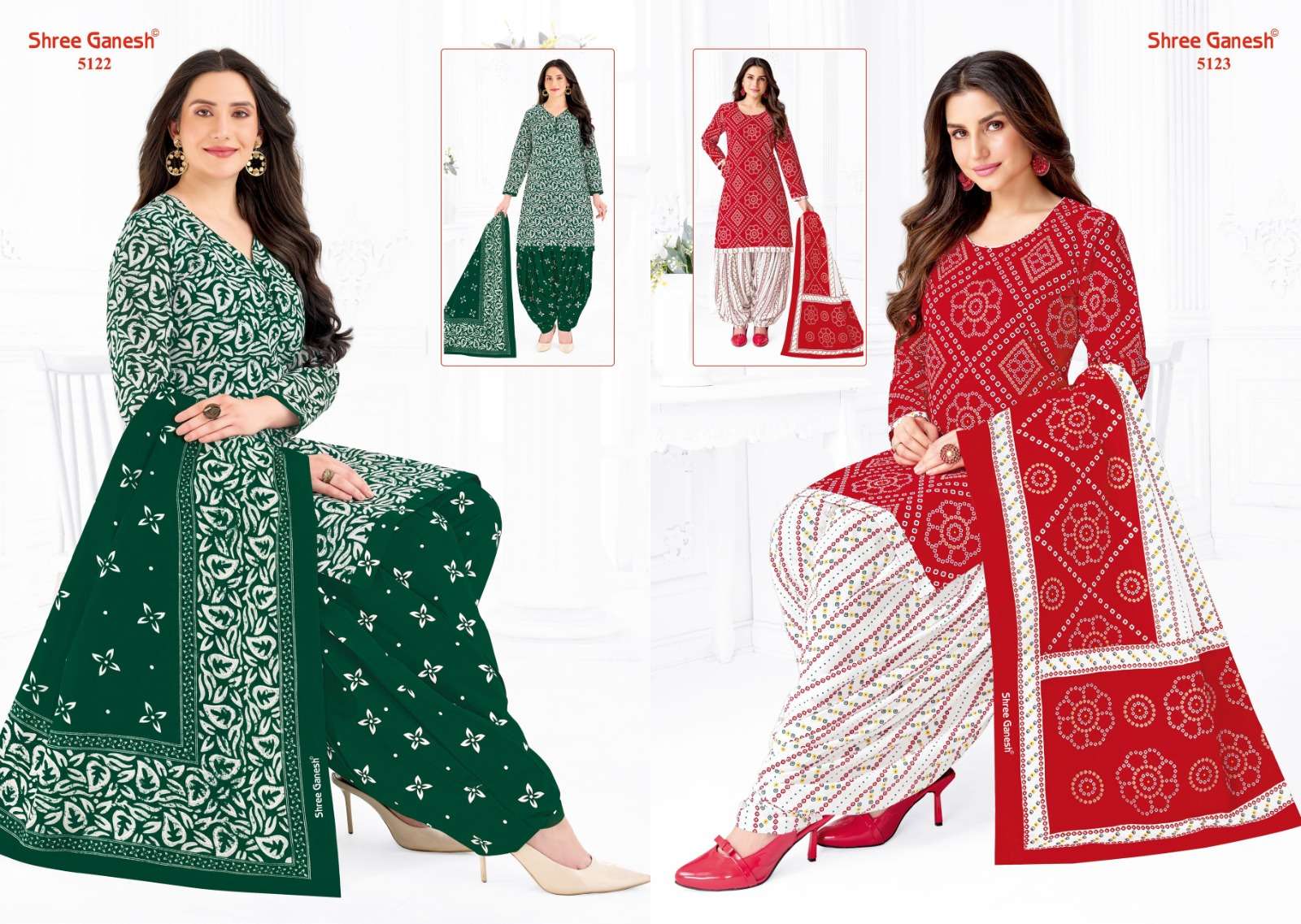 Hansika Vol 31 Shree Ganesh Cotton Dress Material Supplier Gujarat