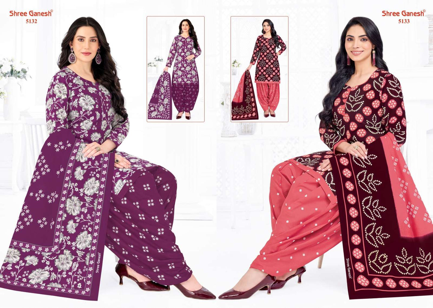 Hansika Vol 31 Shree Ganesh Cotton Dress Material Supplier Gujarat