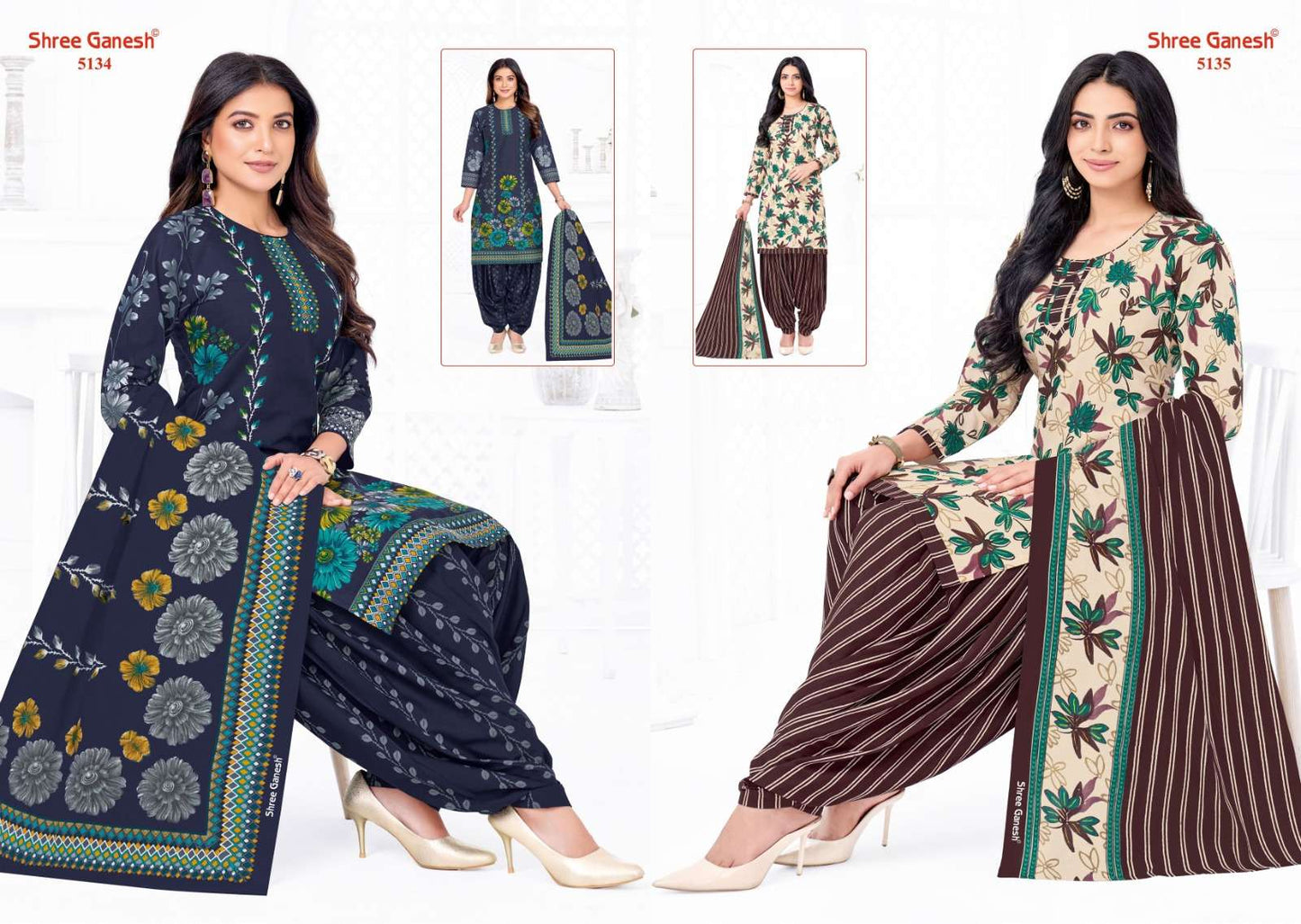 Hansika Vol 31 Shree Ganesh Cotton Dress Material Supplier Gujarat