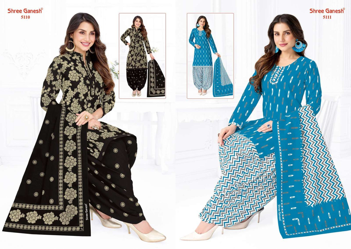 Hansika Vol 31 Shree Ganesh Cotton Dress Material Supplier Gujarat