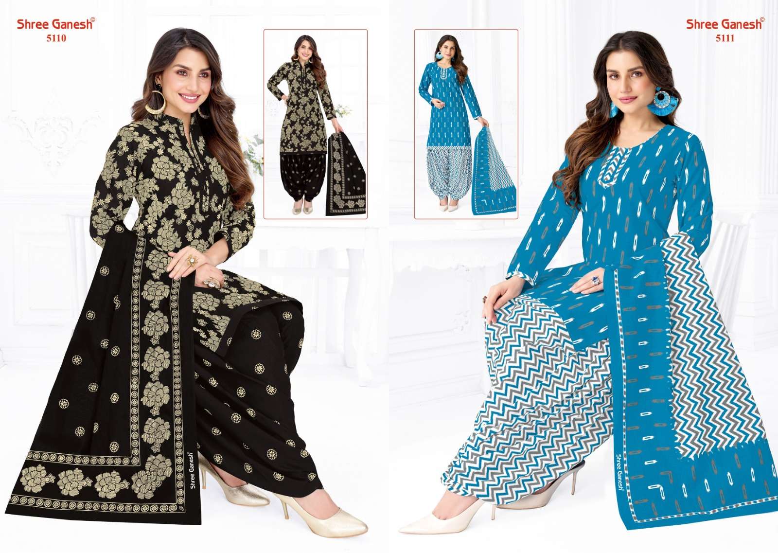 Hansika Vol 31 Shree Ganesh Cotton Dress Material Supplier Gujarat