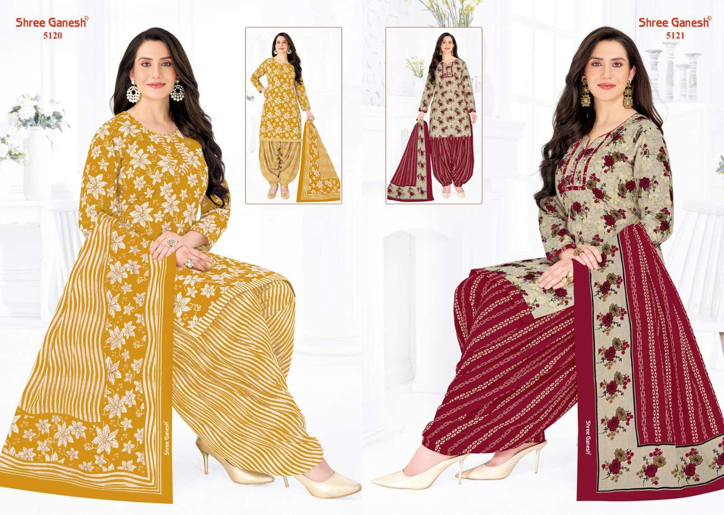 Hansika Vol 31 Shree Ganesh Cotton Dress Material Supplier Gujarat