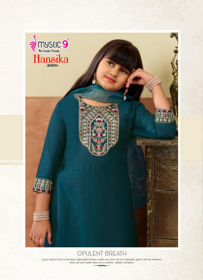 Hansika Vol 3 Mystic 9 Gadwal Girls Readymade Pant Suits Manufacturer India