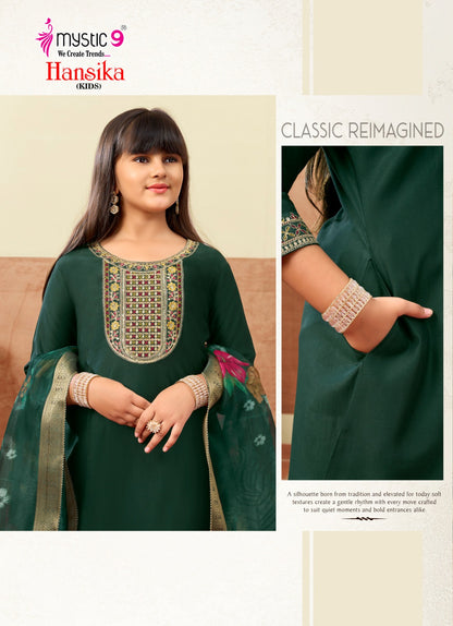 Hansika Vol 3 Mystic 9 Gadwal Girls Readymade Pant Suits Manufacturer India