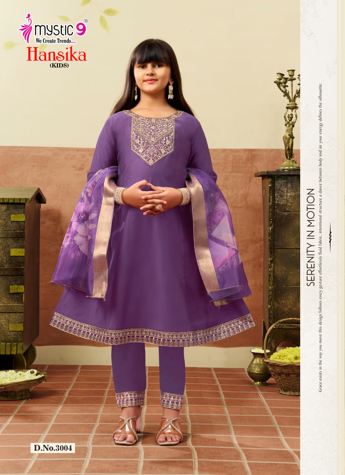 Hansika Vol 3 Mystic 9 Gadwal Girls Readymade Pant Suits Manufacturer India