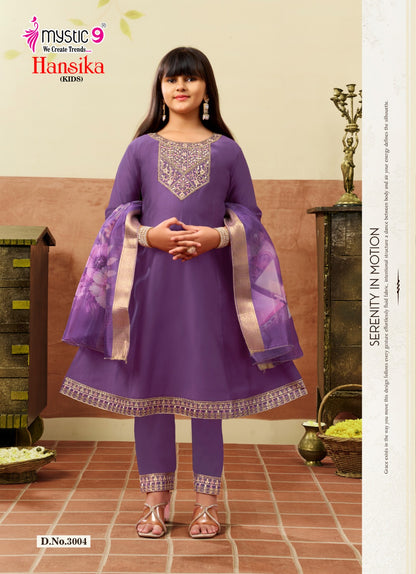 Hansika Vol 3 Mystic 9 Gadwal Girls Readymade Pant Suits Manufacturer India