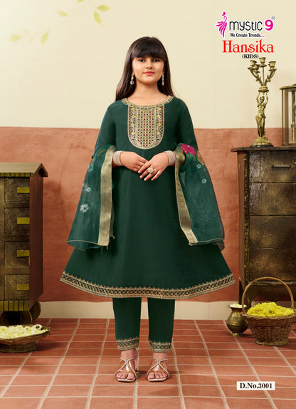 Hansika Vol 3 Mystic 9 Gadwal Girls Readymade Pant Suits Manufacturer India