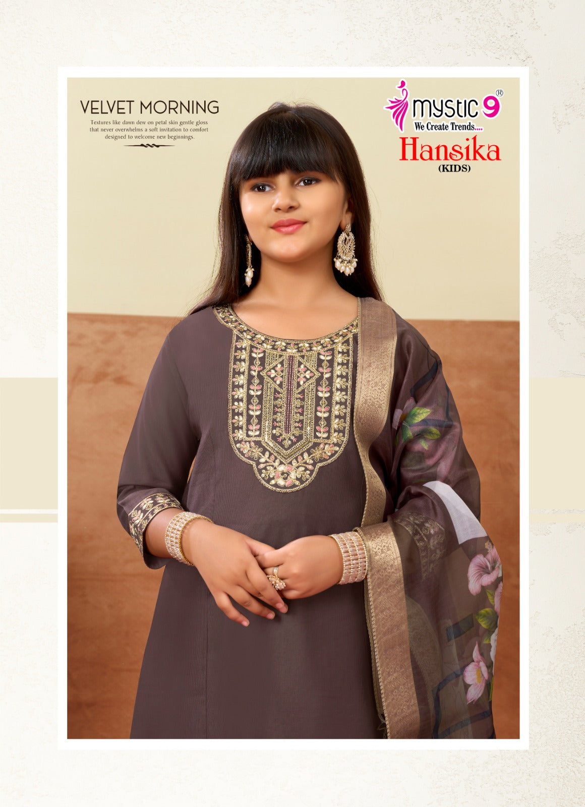 Hansika Vol 3 Mystic 9 Gadwal Girls Readymade Pant Suits Manufacturer India