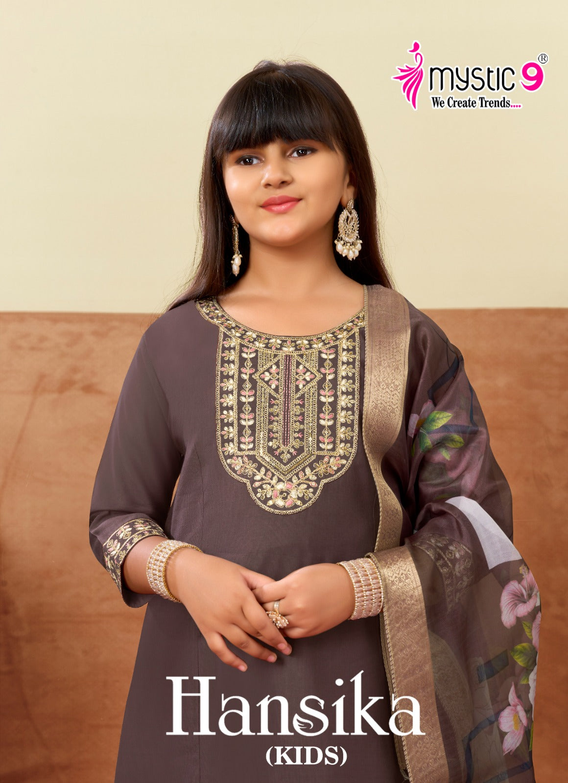 Hansika Vol 3 Mystic 9 Gadwal Girls Readymade Pant Suits Manufacturer India