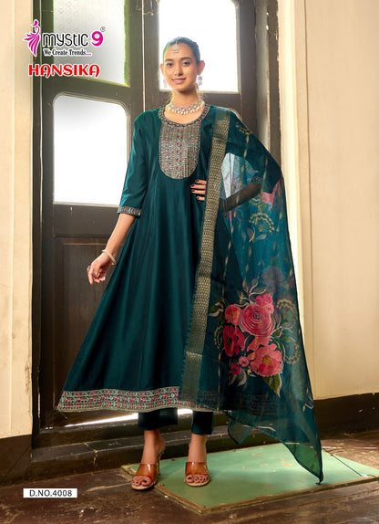 Hansika Vol 4 Mystic 9 Readymade Anarkali Suits Wholesale Price