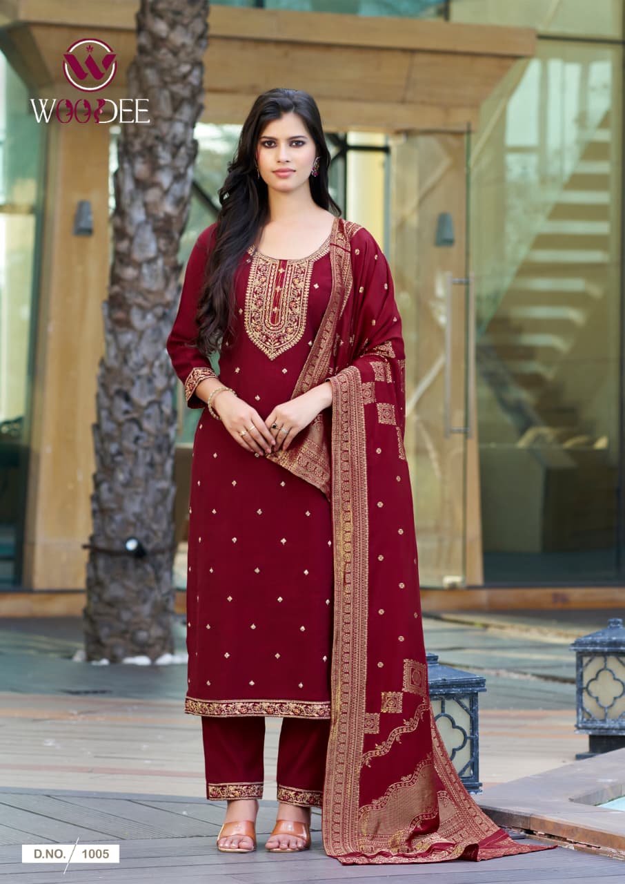 Hansika Woodee Vatican Readymade Pant Style Suits Wholesaler Gujarat