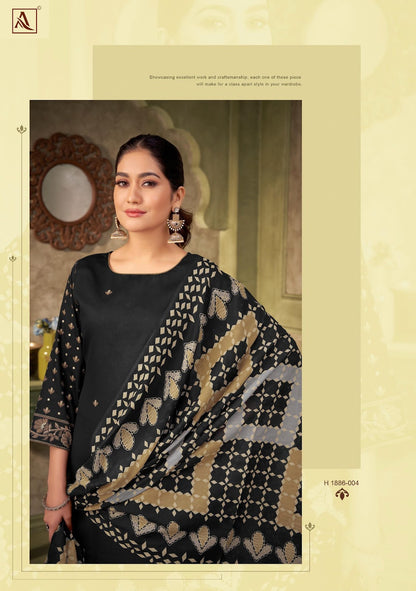 Hansini Alok Pure Zam Pant Style Suits Manufacturer