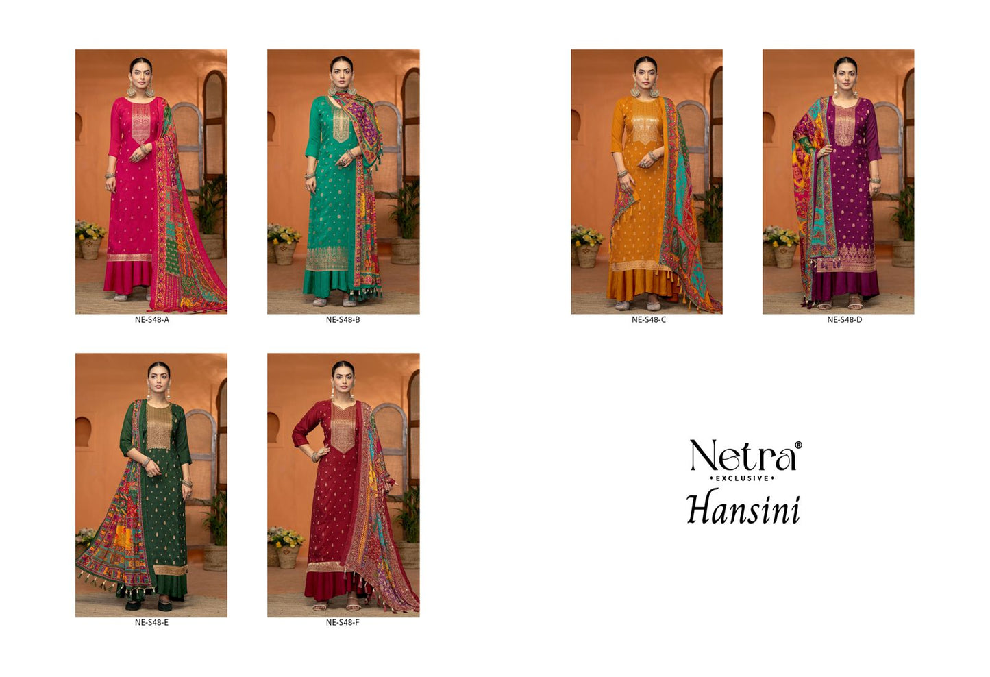 Hansini Netra Plazzo Style Suits Wholesaler Ahmedabad