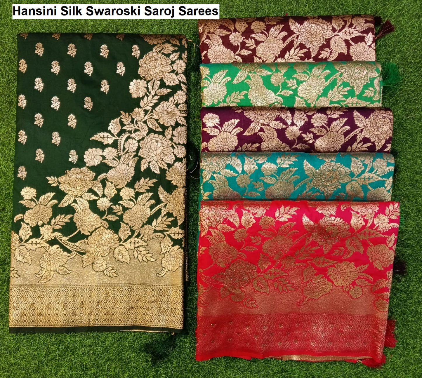 Hansini Silk Swaroski Saroj Sarees Manufacturer Ahmedabad