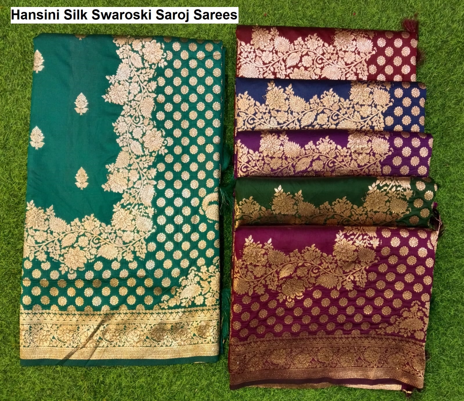 Hansini Silk Swaroski Saroj Sarees Manufacturer Ahmedabad