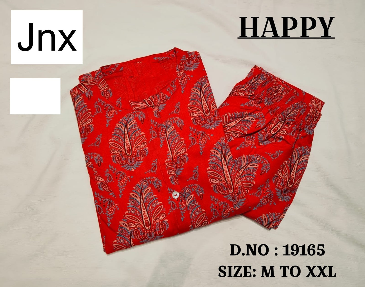 Happy Jnx Heavy Rayon Kurti Pant Set Supplier Gujarat