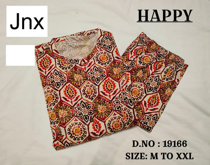 Happy Jnx Heavy Rayon Kurti Pant Set Supplier Gujarat