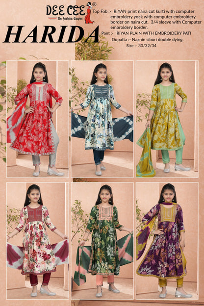 Harida Deecee Rayon Girls Readymade Pant Suits Wholesaler Ahmedabad