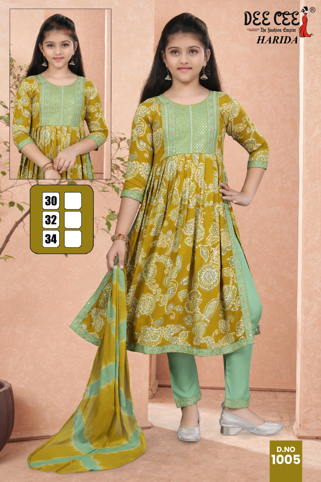 Harida Deecee Rayon Girls Readymade Pant Suits Wholesaler Ahmedabad