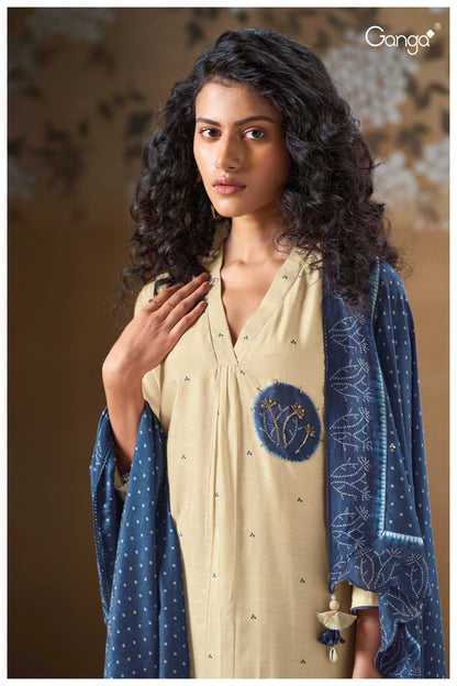Harina 3242 Ganga Bemberg Silk Plazzo Style Suits Exporter Ahmedabad