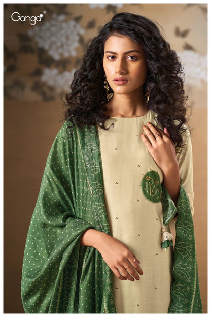 Harina 3242 Ganga Bemberg Silk Plazzo Style Suits Exporter Ahmedabad